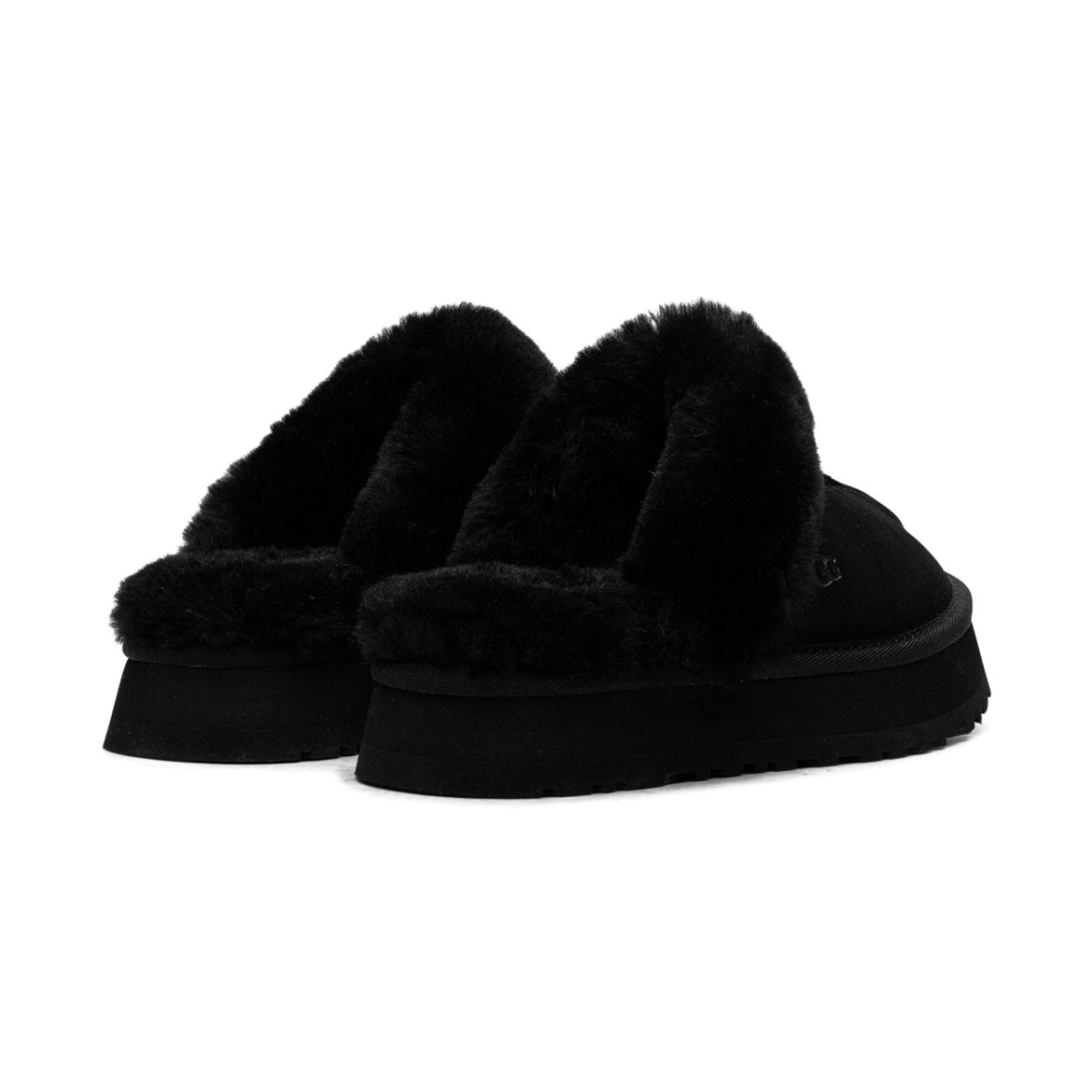 Ugg - Slippers Black with fur lining