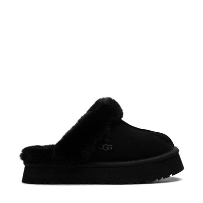 Ugg - Slippers Black con forro de pelo