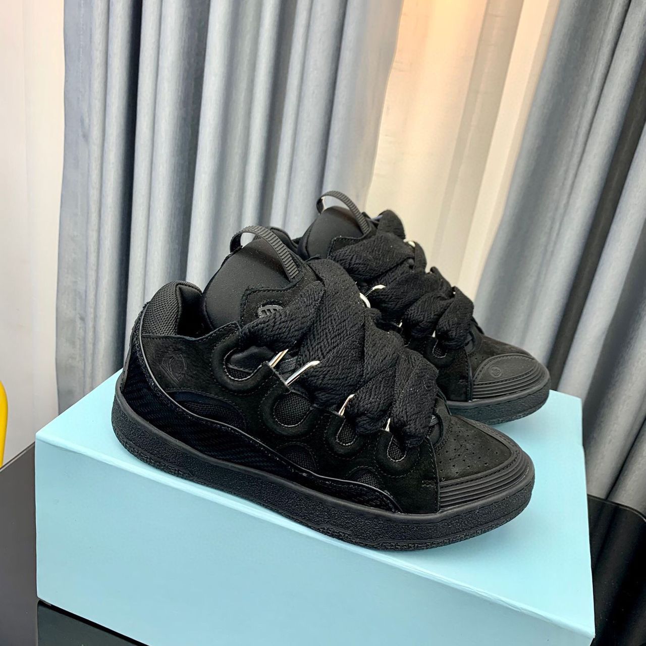 Lanvin Curb Sneakers - Black Classic