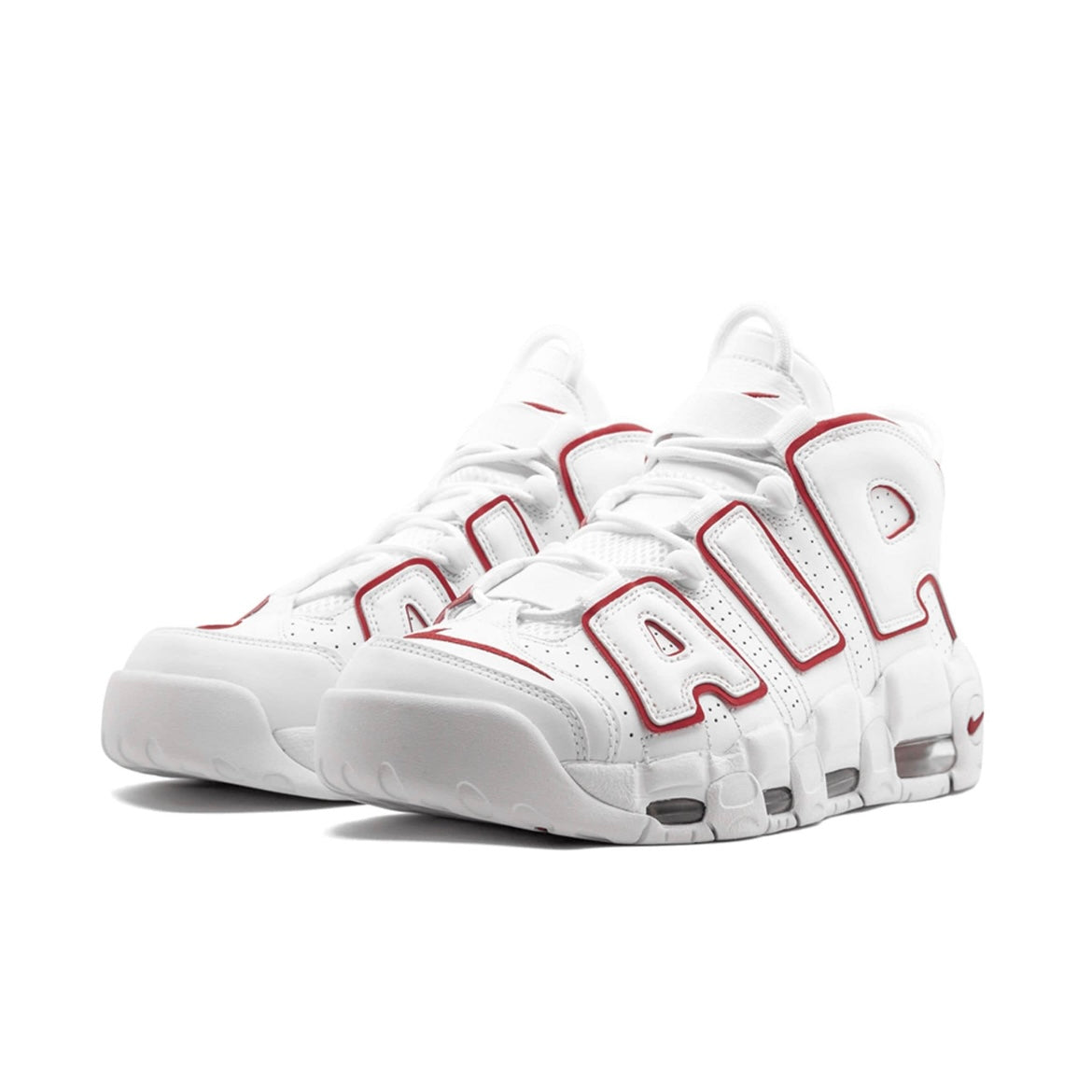 Air Uptempo - Blanc Varsity Rouge