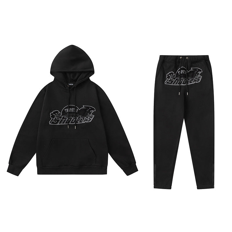 Trapstar Shooters Tracksuit | Full Black